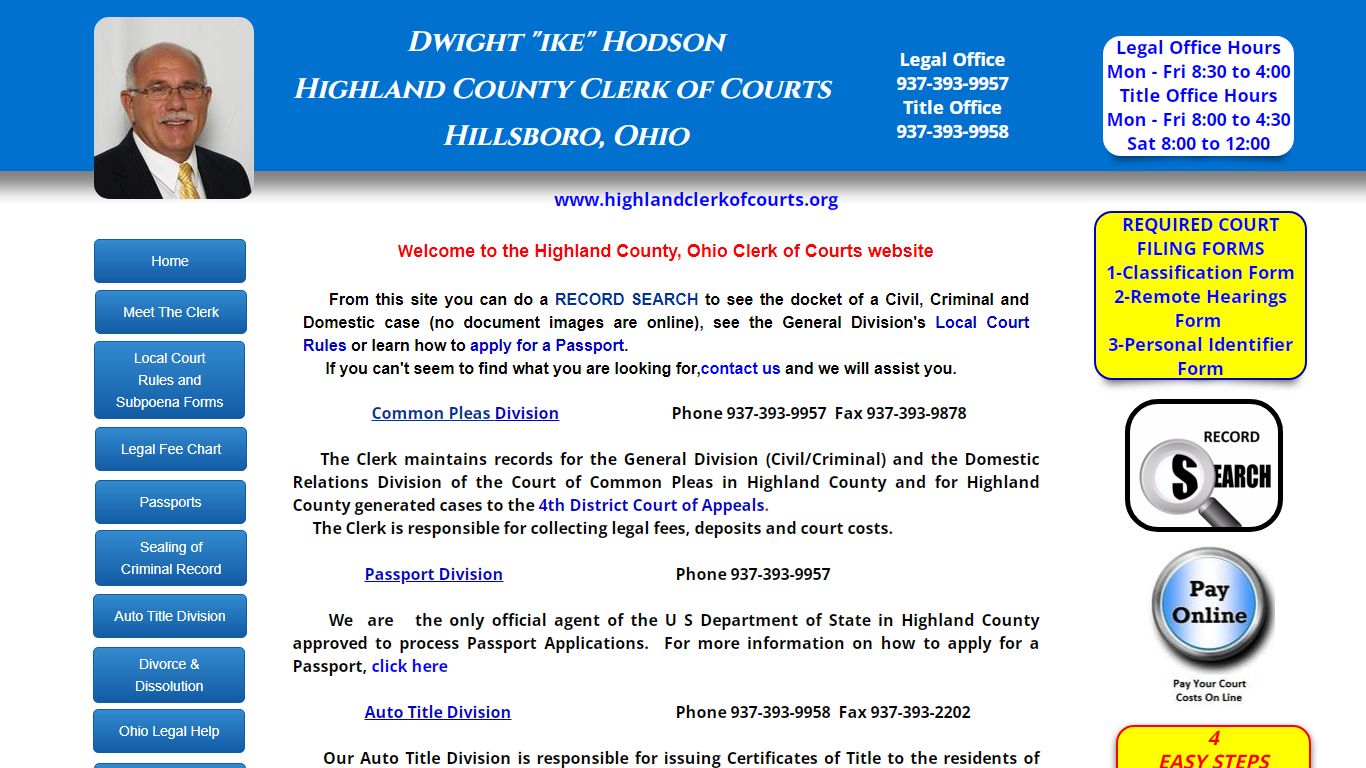 Highland County Clerk of Courts